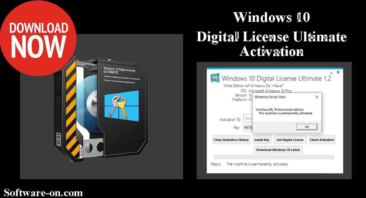 free windows 10 digital license